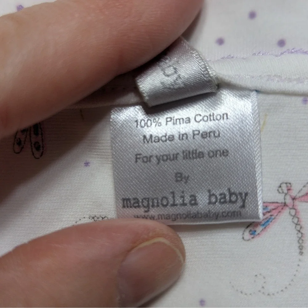 Magnolia Baby Pima‎ Cotton Swaddle Blanket | Dragonfly Print | Peru